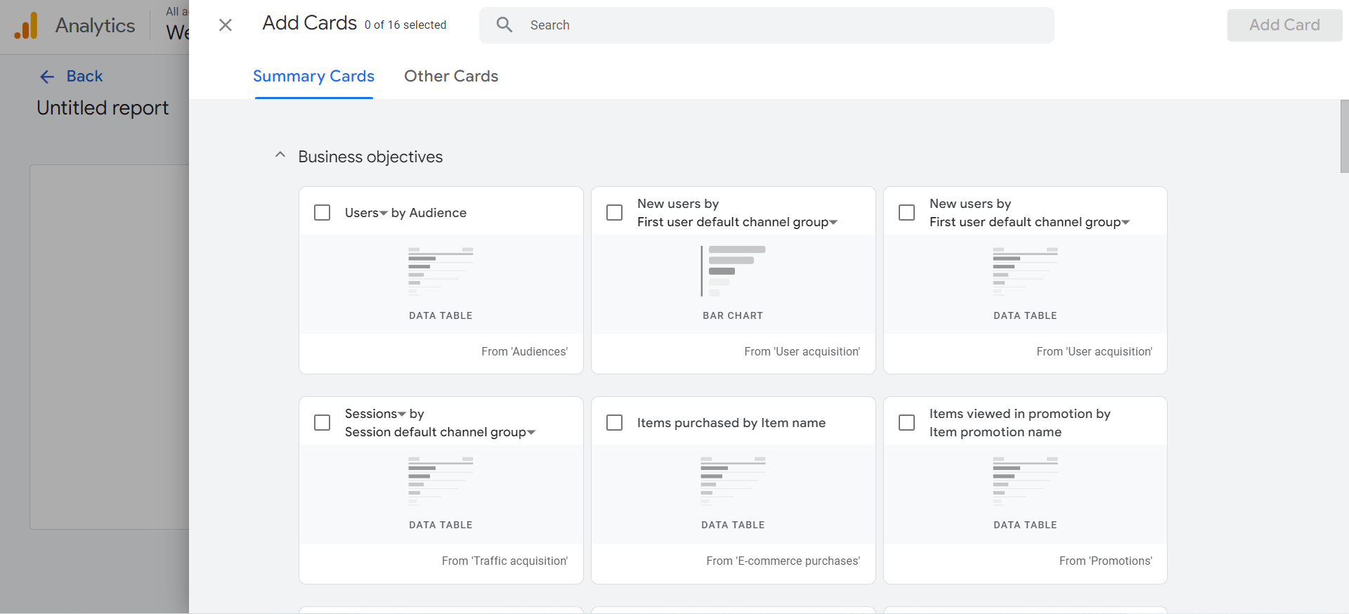 GA4 overview Reprot