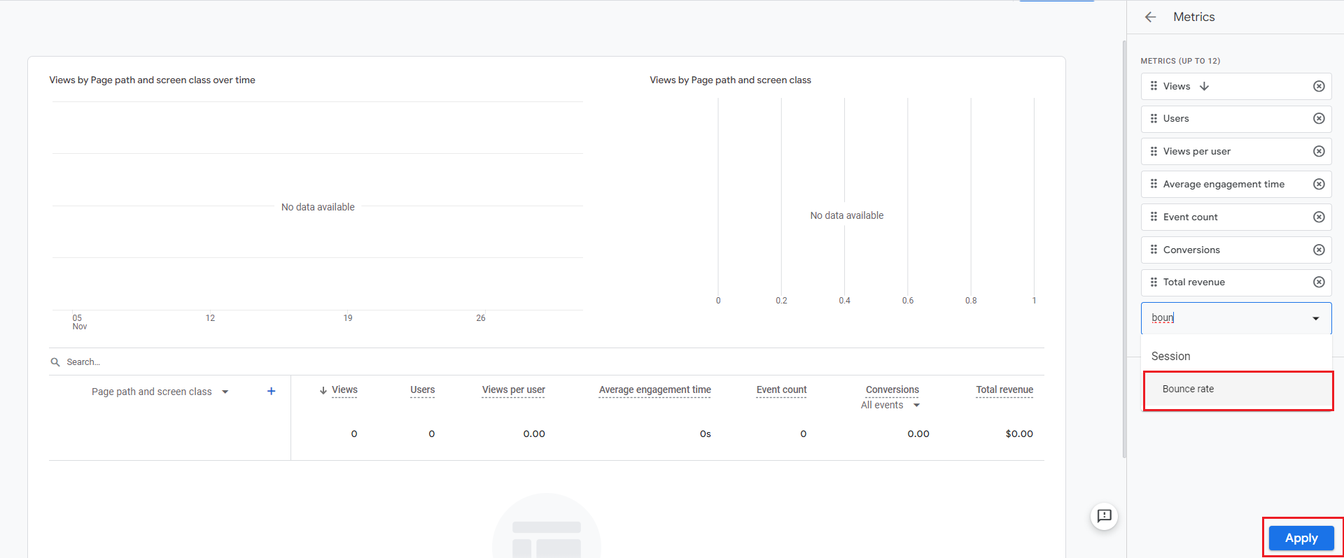 ga4 bounce rate