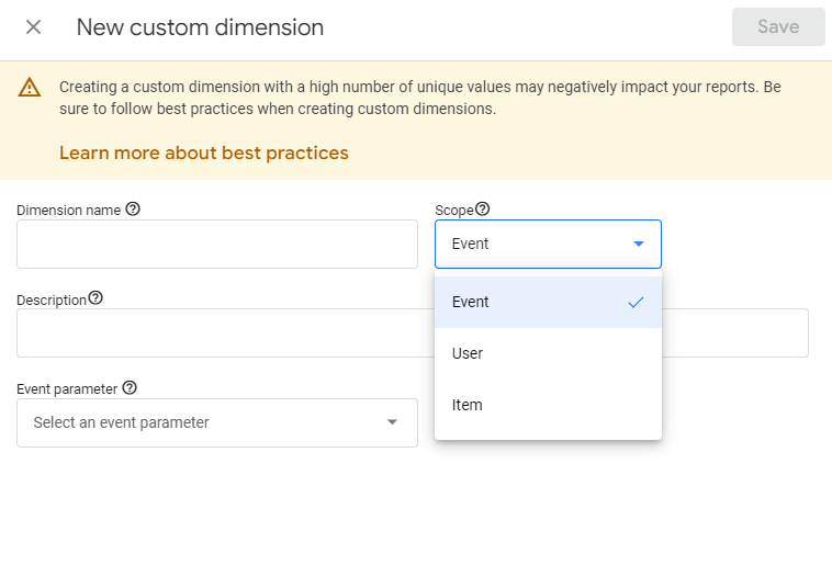 ga4 custom dimensions